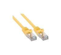 - Cordon de raccordement - RJ-45 (M) pour RJ-45 (M) - 5 m - SFTP - CAT 5e - moulé - jaune
