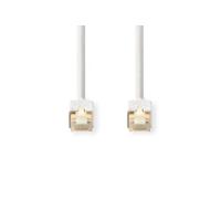 - Cordon de raccordement - RJ-45 (M) pour RJ-45 (M) - 5 m - SFTP - CAT 6 - blanc