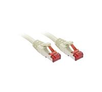 - Cordon de raccordement - RJ-45 (M) pour RJ-45 (M) - 5 m - SFTP, PiMF - CAT 6 - sans crochet - gris (pack de 50)