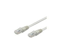 - Cordon de raccordement - RJ-45 (M) pour RJ-45 (M) - 5 m - UTP - CAT 5e - moulé, bloqué - gris