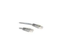- Cordon de raccordement - RJ-45 (M) pour RJ-45 (M) - 5 m - UTP - CAT 6 - gris, RAL 7045
