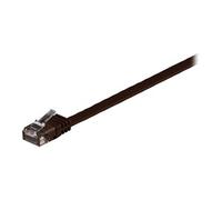 - Cordon de raccordement - RJ-45 (M) pour RJ-45 (M) - 5 m - UTP - CAT 6 - moulé, plat - brun