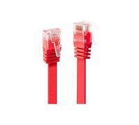 - Cordon de raccordement - RJ-45 (M) pour RJ-45 (M) - 5 m - UTP - CAT 6 - rouge