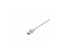 - Cordon de raccordement - RJ-45 (M) pour RJ-45 (M) - 50 cm - 6 mm - SFTP - CAT 7 - sans halogène, sans crochet - blanc