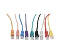 - Cordon de raccordement - RJ-45 (M) pour RJ-45 (M) - 50 cm - UTP - CAT 5e - moulé - beige