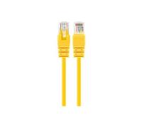 Gembird - Cordon de raccordement - RJ-45 (M) pour RJ-45 (M) - UTP - CAT 5e - moulé - jaune