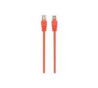 - Cordon de raccordement - RJ-45 (M) pour RJ-45 (M) - 50 cm - UTP - CAT 5e - moulé - orange