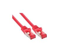 - Cordon de raccordement - RJ-45 (M) pour RJ-45 (M) - 7.5 m - SFTP, PiMF - CAT 6 - moulé, sans crochet - rouge