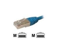 deXlan - Cordon de raccordement - RJ-45 (M) pour RJ-45 (M) - 7 m - STP - CAT 6 - bleu