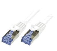 Cordon de raccordement S-FTP Cat.6a blanc - 10m