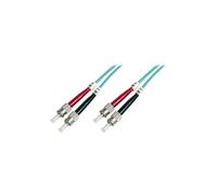- Cordon de raccordement - ST multi-mode (M) pour ST multi-mode (M) - 2 m - fibre optique - 50 / 125 microns - OM3 - démarré, sans halogène -