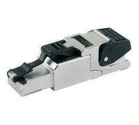 Telegärtner Fiche RJ45 mâle 100023041 CAT 6A blindée métal droite 1 pc(s)