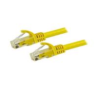 StarTech.com Cordon de raccordement UTP CAT6 (1,5 m) sans crochet - Câble patch RJ45 - Jaune