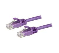 Cordon de raccordement UTP CAT6 (1,5m) sans crochet - Violet - Cordon de raccordement - RJ-45 (M) pour RJ-45 (M) - 1.5 m - UTP - CAT 6 - sans crochet