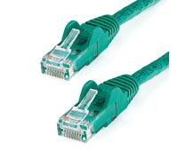 StarTech.com Câble Ethernet CAT6 7,5 m – 10 Gbit/s, RJ45 sans crochet, Vert, 650 MHz, PoE 100W