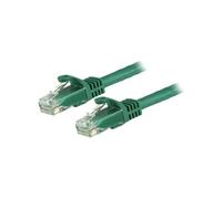 StarTech.com 7.5m CAT6 Ethernet Cable, 10 Gigabit Snagless RJ45 650MHz 100W PoE Patch Cord, CAT 6 10GbE UTP Network Cable w/Strain Relief, Green, Fluke Tested/Wiring is UL Certified/TIA -...