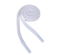 Cordon de rechange tressé plat torsadé de 140 cm pour pantalon de survêtement ou sweat à capuche - Cordon de serrage de rechange pour loisirs créatifs et couture (blanc)
