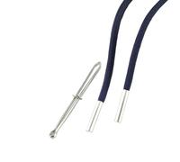 Cordon de rechange tressé rond torsadé de 135 cm de couleur unie pour sweat à capuche, pantalon de survêtement - Corde de rechange pour loisirs créatifs (couleur 02)