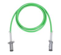 Cordon de remorque à 7 voies, résistant aux intempéries, fil d'alimentation électrique ABS pour semi-camions, tracteurs, remorques, 15 pieds, alliage de zinc, cuivre, acier