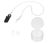 Cordon de Sécurité pour Appareil Auditif, Clip Anti-perte Réglable | Nylon, ABS et Silicone, Fixation Stable avec Anneau, pour Garçon Fille, Activités Extérieures et École