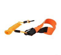 Cordon de sécurité réglable pour jet ski Kill Switch avec ajustement confortable et construction robuste pour une utilisation marine (B Orange)