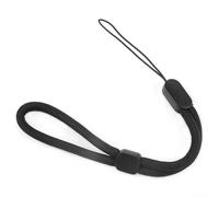 Cordon de sécurité sécurisé pour caméra de casque et feux de vélo, corde anti-perte compatible avec Garmin Edge, nylon léger (noir)