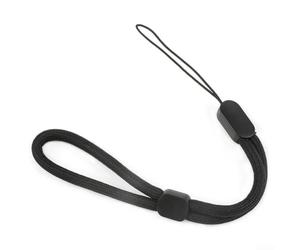 Cordon de sécurité sécurisé pour caméra de casque et feux de vélo, corde anti-perte compatible avec Garmin Edge, nylon léger (noir)