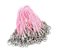 Cordon de téléphone à breloques | 100 pièces Bracelet Charm avec Lobster | Cordon avec pendentif pour téléphone portable - Pour femmes et hommes pour sac à dos à usage extérieur porte-clés