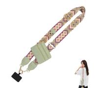 Cordon De Téléphone Avec Cordons - Sangle De Téléphone Antivol À Bandoulière | Chaîne De Téléphonse De Voyage Élégante Et Porte-badge D'identification | Lanière Universelle Pour Téléphonse Portable,