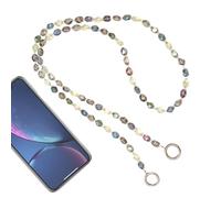 Cordon de téléphone avec perles, chaîne de téléphone autour du cou, pendentif de chaîne pour téléphone avec sangle anti-perte, étui de téléphone à la mode, porte-clés, portefeuille, décoration pour la