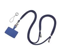 Cordon de téléphone - Cordon réglable pour téléphone portable | Cordon tour de cou pour téléphone, cordon de téléphone portable à bandoulière pour la plupart des smartphones, bleu marine, Refer to
