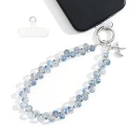 Cordon de téléphone et dragonne avec languette d'attache sécurisée | Breloque en forme de chien ballon en gelée | Mains libres pour femme | Cadeau de Saint-Valentin/d'anniversaire (boîte haut de gamme