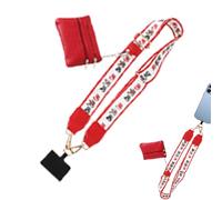 Cordon de téléphone portable, cordon de téléphone portable - Sangle de Noël avec fermeture éclair | Cordon de collier élégant et beau pour les voyages, les affaires, la vie quotidienne, l'école et le