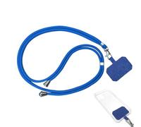 Cordon de téléphone réglable, cordon tour de cou de téléphone, cordons de téléphone portable pour la plupart des smartphones, bleu, Refer to description