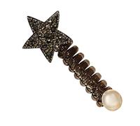 Cordon de téléphone spiralé - Nœuds à cheveux en strass | Bandeaux à cheveux en , tresses imperméables, accessoires pour queue de cheval, bandeau à cheveux avec câble téléphonique simple à