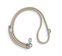 Cordon de téléphone tressé RHINOSHIELD|Cordon résistant et ajustable, boucle supplémentaire pour accrocher des accessoires - Couleurs tendances à partir de matériaux recyclés - Beige Doré