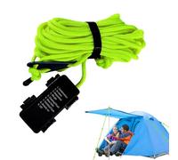 Cordon de tente, corde de randonnée | Lampe à corde à vent Bande lumineuse de camping - Guirlande lumineuse de tente - Lumière d'avertissement Lampe de câble à vent Bande lumineuse de camping pour la
