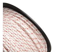 Cordon de tirage de rechange pour tondeuses à gazon, taille-haies, débroussailleuses, souffleurs, tronçonneuses et autres petits moteurs similaires (3,5 mm x 100 m)