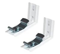 Cordon de traction for stores roulants en métal, 3 pouces, chaîne de rideau, supports en forme de L for stores verticaux, quincaillerie de fenêtre, 2 pièces