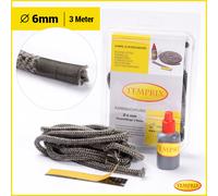 Cordon D'Étanchéité Cheminée Four Joint Porte Cheminée Vitre / Corde Ø 6mm