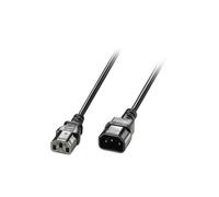 Cordon D'Extension Électrique LINDY - 2 M - IEC 60320 C13 / IEC 60320 C14 - Noir