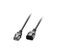 Cordon D'Extension Électrique LINDY - 2 M - IEC 60320 C13 / IEC 60320 C14 - Noir