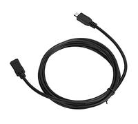 Cordon D'extension Micro USB Robuste avec les Fils à 5 Conducteurs Connectés, Câble Mâle à Femelle de 1,5 M pour Téléphone/tablette