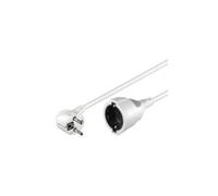 Cordon dextension wentronic blanc (schuko à prise schuko) 5m