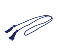 Cordon d'Honneur de Graduation Bleu Tressé pour Diplômé cérémonie | Rayonne et Polyester Résistants, Ornements à Pompons, Porté Autour du Cou Toge Académique