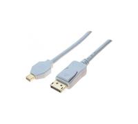 Cordon DisplayPort / mini DisplayPort 1.2 blanc - 2M