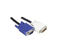 Cordon dvi-a/vga HD15M Single Link - 3 m