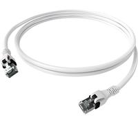 Cordon EasyLan DualBoot PushPull IP20, Cat.6A (Classe EA), S/FTP, blanc, 3 m