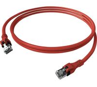 Cordon EasyLan DualBoot PushPull IP20, Cat.6A (Classe EA), S/FTP, rouge, 5 m