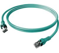 Cordon EasyLan DualBoot PushPull IP20, Cat.6A (Classe EA), S/FTP, turquoise, 5 m
